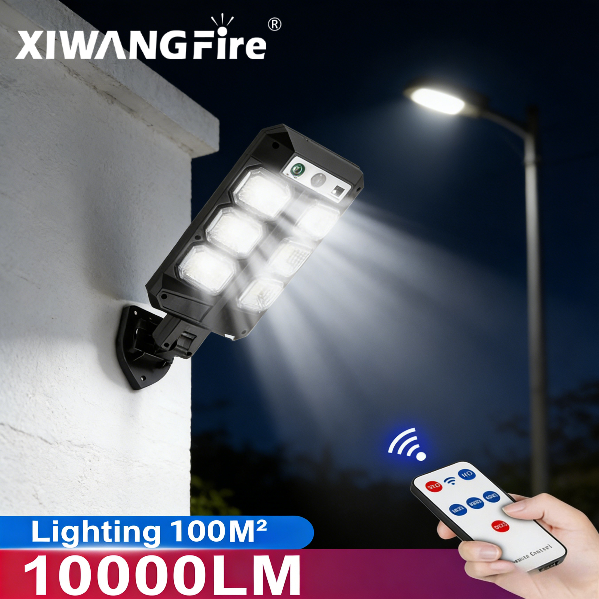 Outdoor Lighting Spotlight - Outdoor Solar Street Lights, Waterproof Motion
