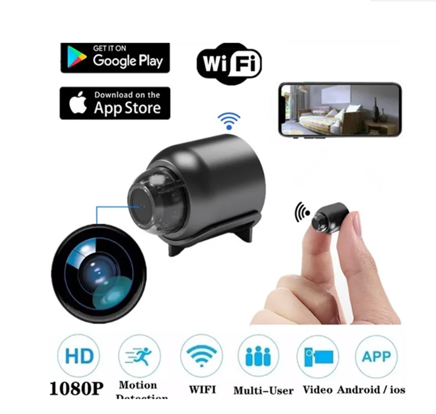 Outdoor Lighting Mains Powered - FHD 1080P Super Mini WiFi Camera