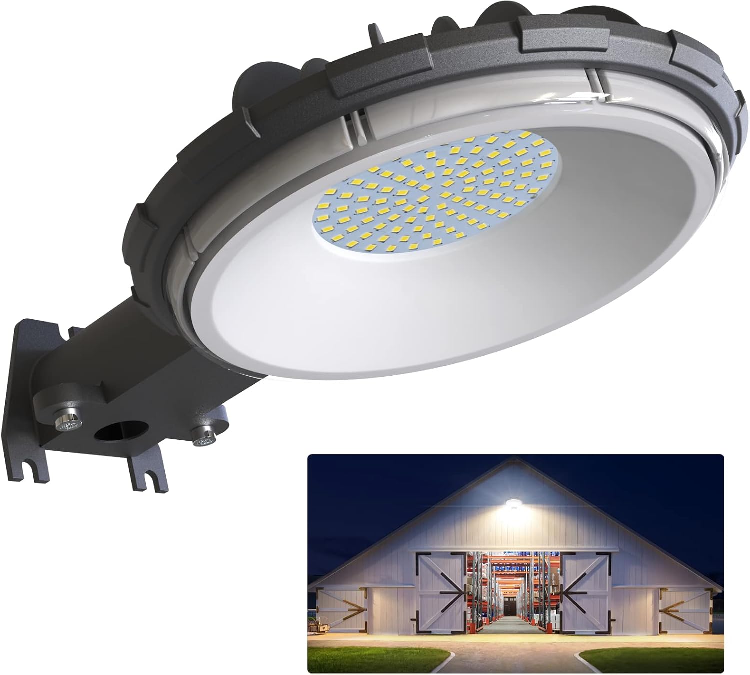 Outdoor Lighting Ip65 - 80W LED Barn Light, 120V Hardwired