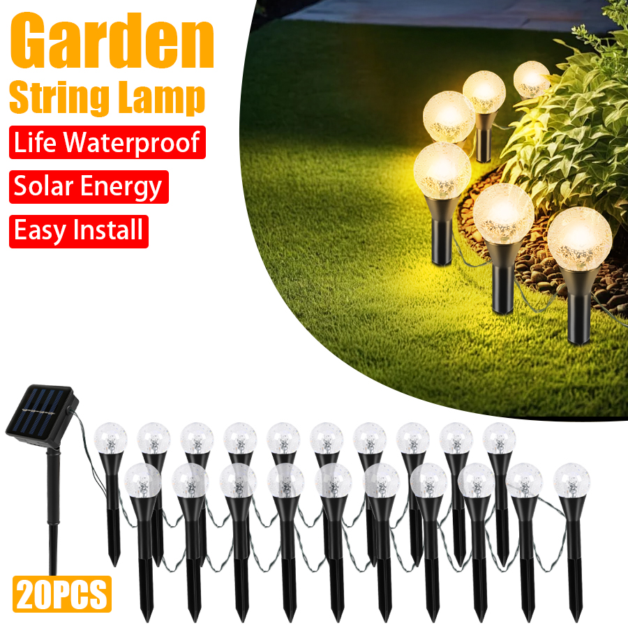 Landscape Spike Light - Outdoor Solar 20 Led Light Garden