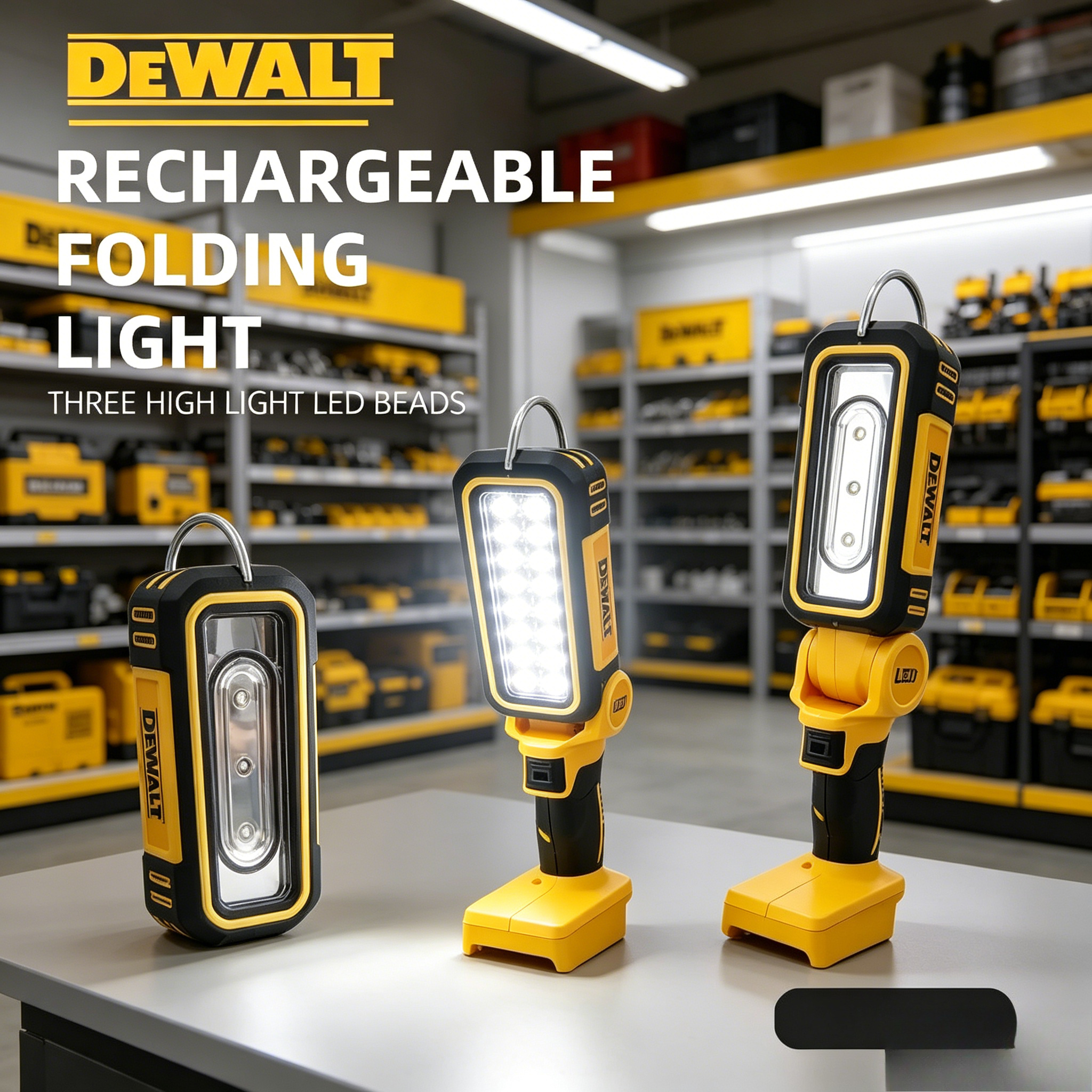 Outdoor Lighting Battery Powered - DEWALT LED Camping Light Outdoor Portable