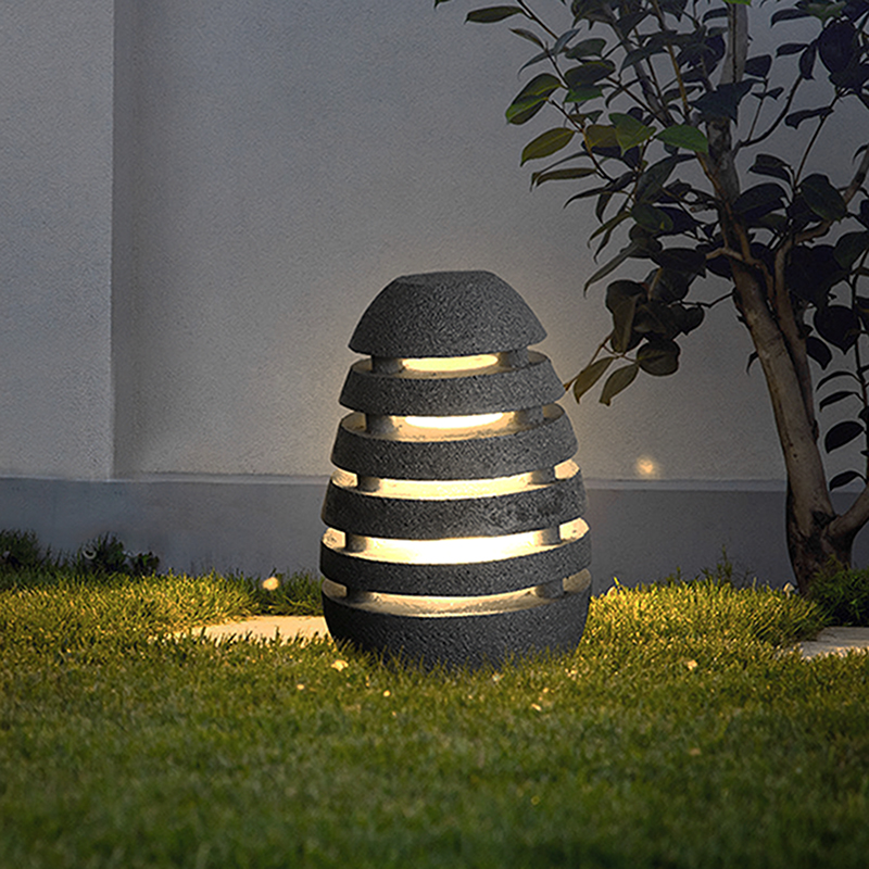 Outdoor Zen Lighting - Japanese Style Zen Temple Outdoor Simulation