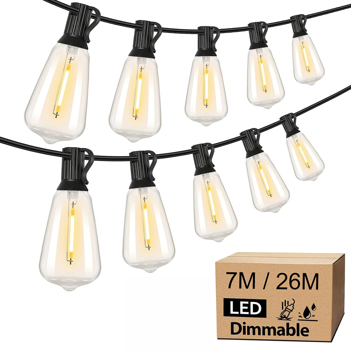 Outdoor Lighting Driveway - LED String Lights LED Outdoor ST38