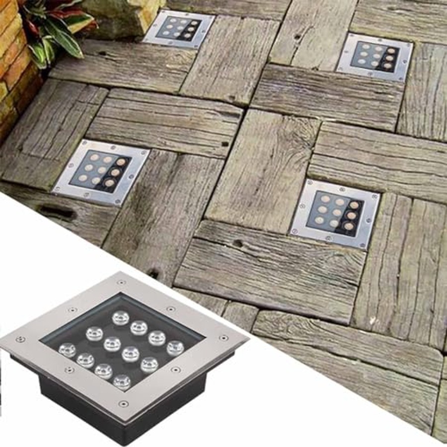 Outdoor Lighting Recessed - Led Buried Lights - Square Outdoor