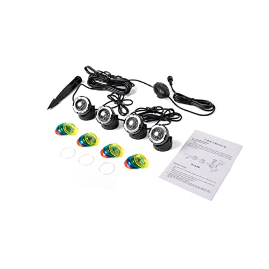 Underwater Fountain Pond Subme - Pond Light Submersible recension och pris