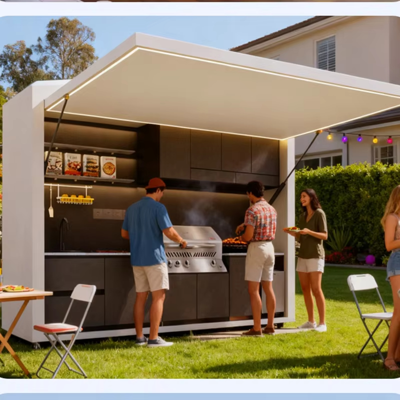 Customized Garden Kitchen with - Outdoor Lighting Restaurant recension och pris