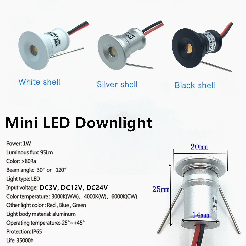 1W Small Downlight Recessed Ce - Outdoor Lighting Restaurant recension och pris