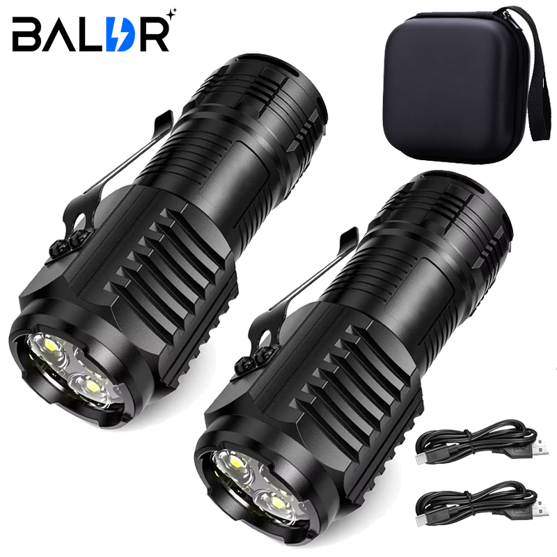 Mini 3 LED Flashlight With Pen - Outdoor Lighting Spotlight recension och pris