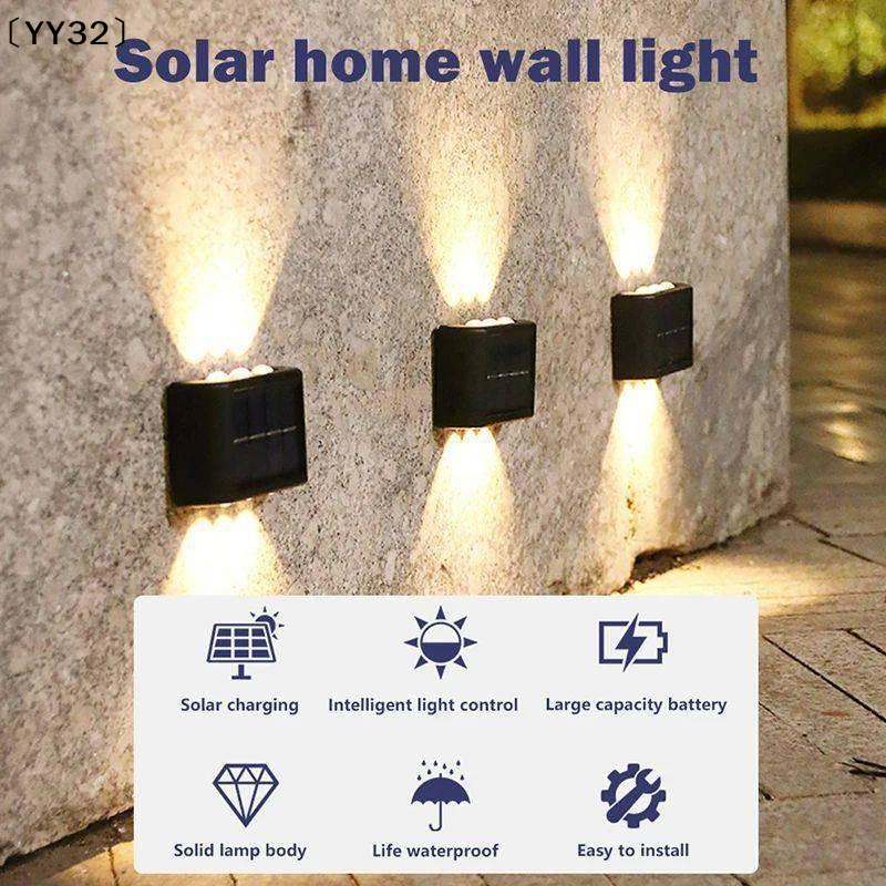 4-10 LED Solar Lamp Outdoor Wa - Outdoor Lighting With Outlet recension och pris