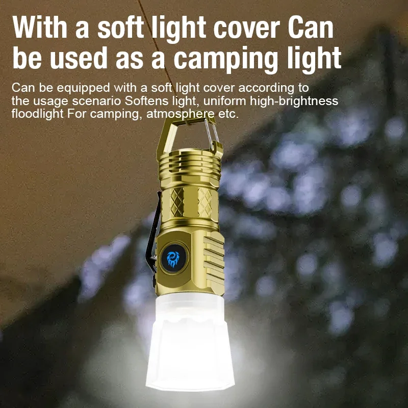 High Strong Power LED Flashlig - Outdoor Lighting Battery Powered recension och pris