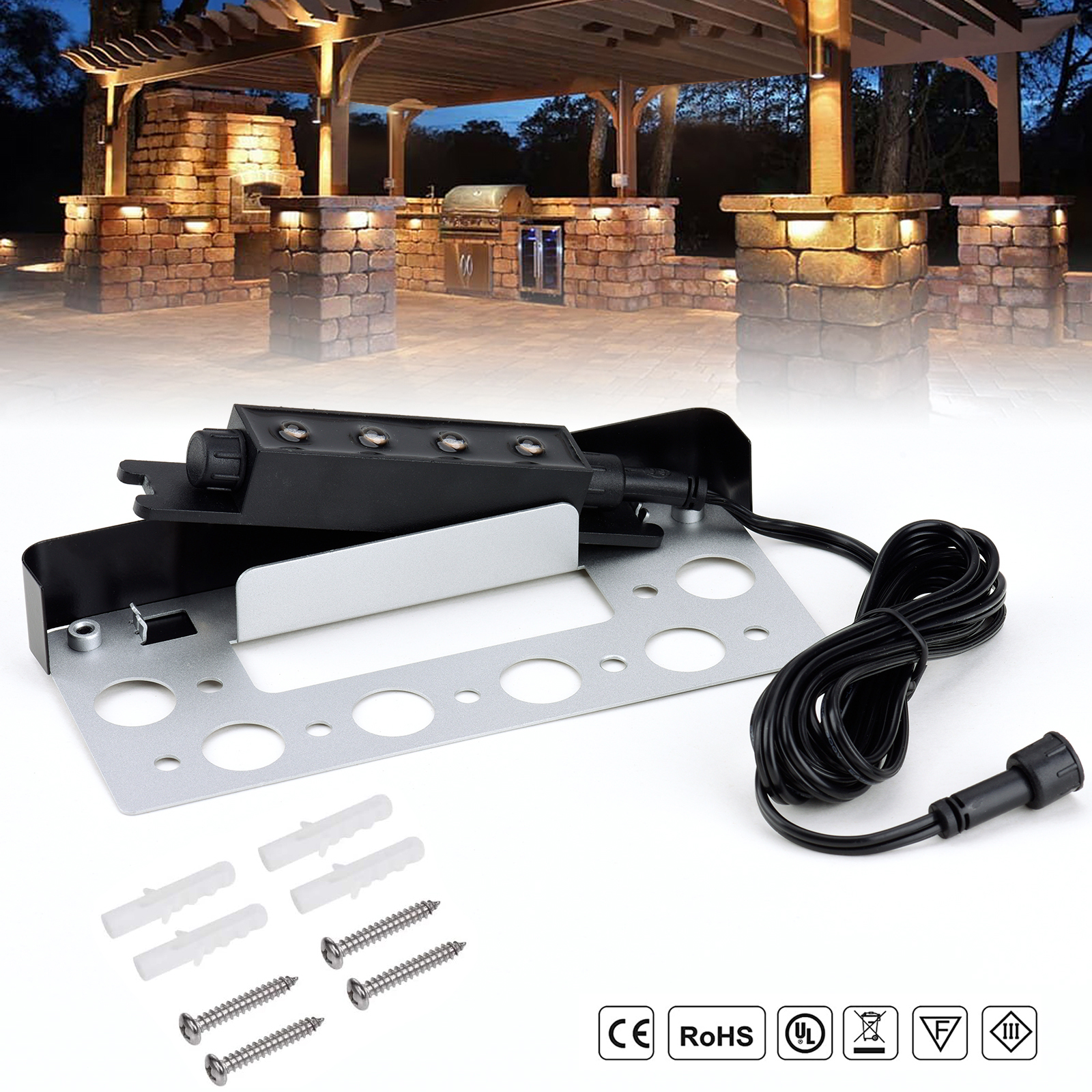 7 Inch LED Hardscape Lights,Re - Outdoor Lighting Voltage recension och pris