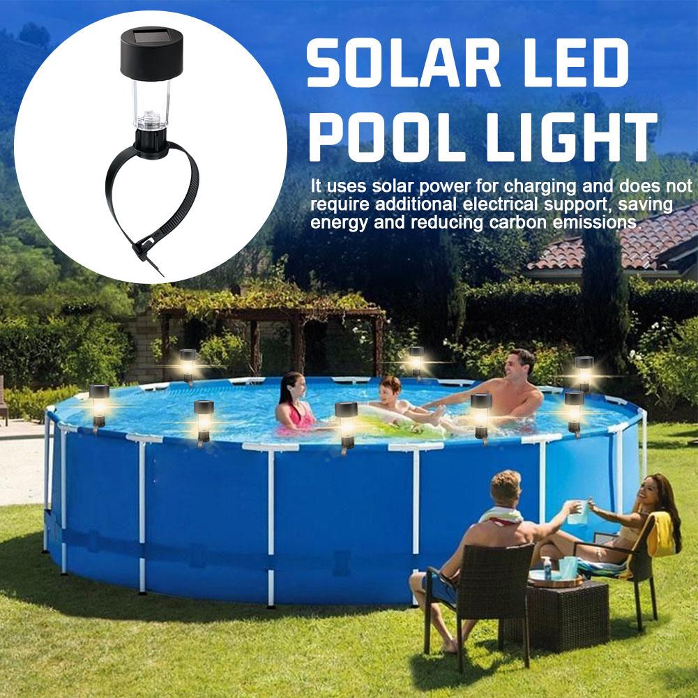 1/6PCS Solar LED Pool Light Fr - Pond Light Submersible recension och pris