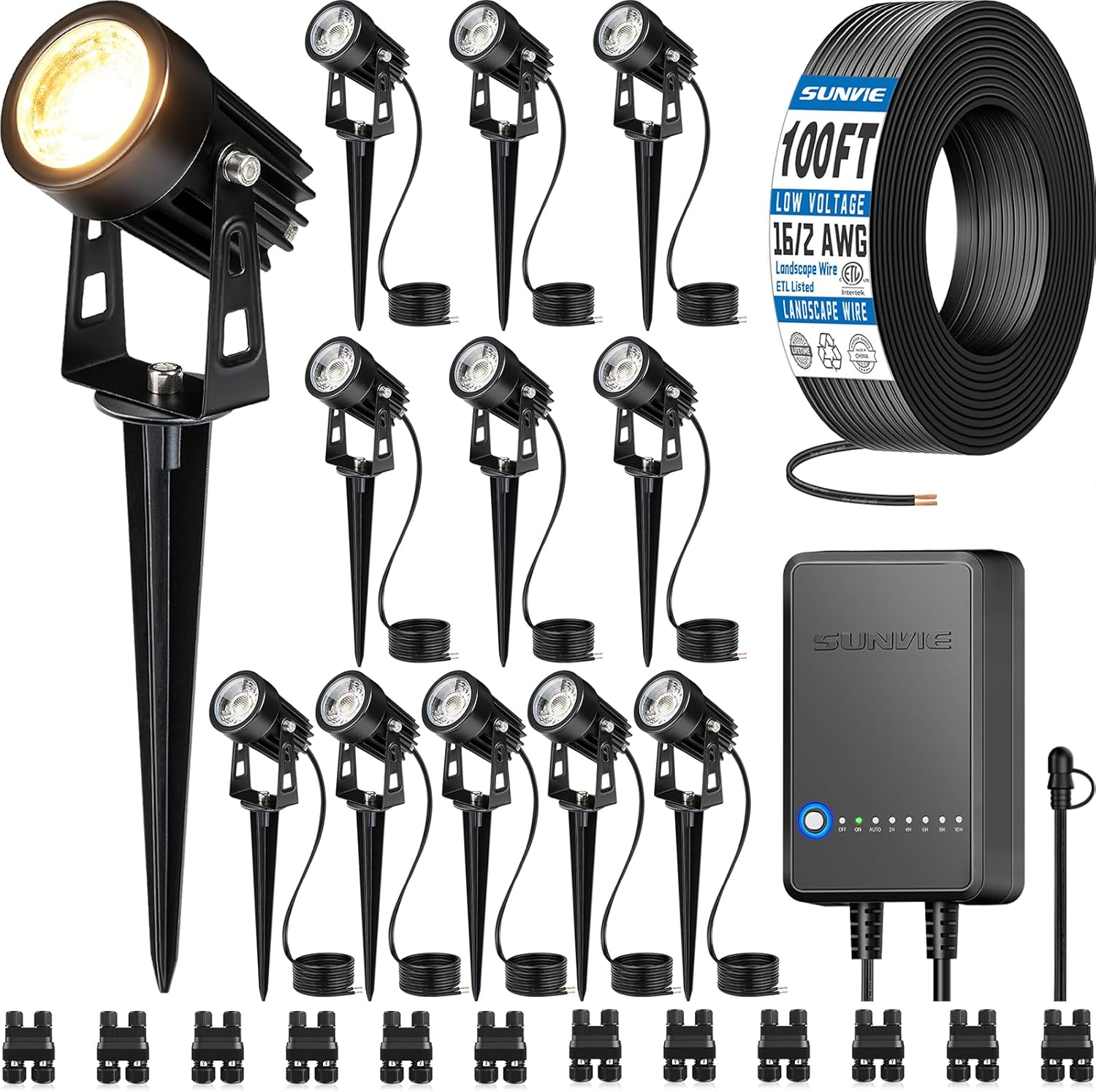 All-in-One LED Low Voltage Lan - Outdoor Lighting Kit With Transformer recension och pris
