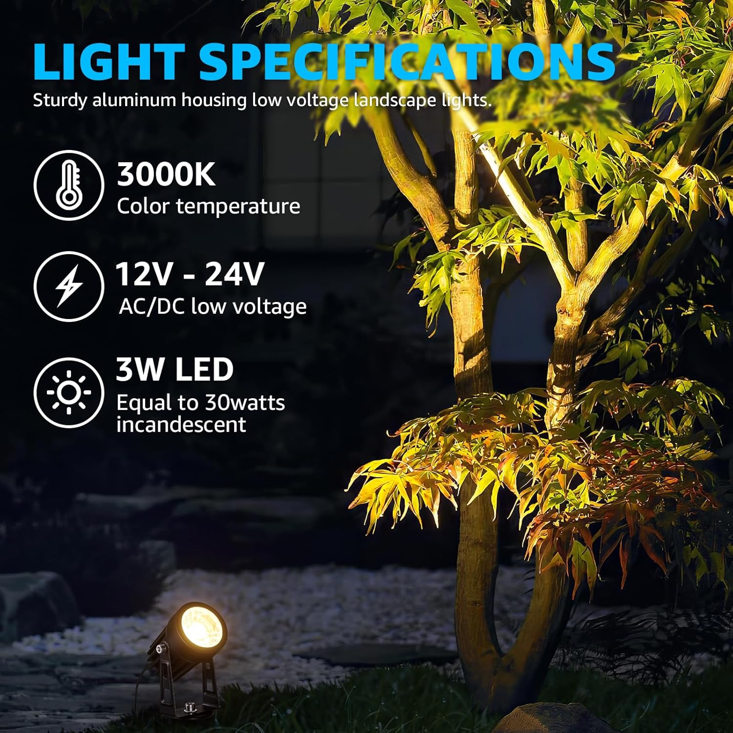 All-in-One LED Low Voltage Lan - Outdoor Lighting Kit With Transformer recension och pris