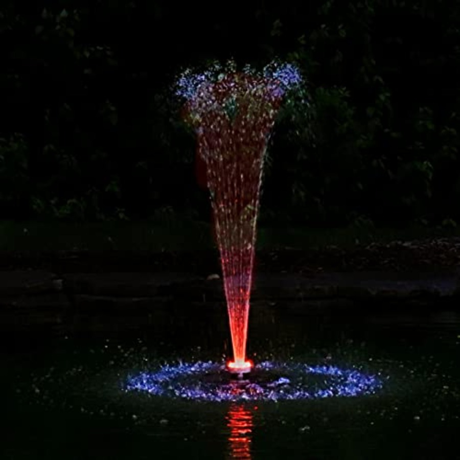 Small Floating Fountain for Po - Pond Light Submersible recension och pris