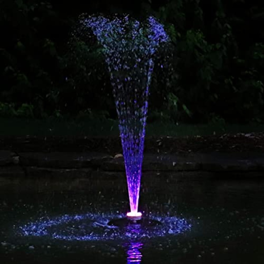 Small Floating Fountain for Po - Pond Light Submersible recension och pris