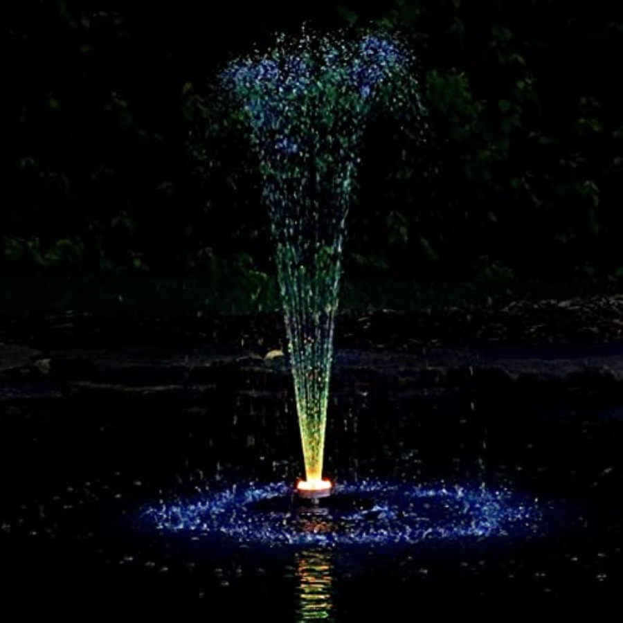 Small Floating Fountain for Po - Pond Light Submersible recension och pris