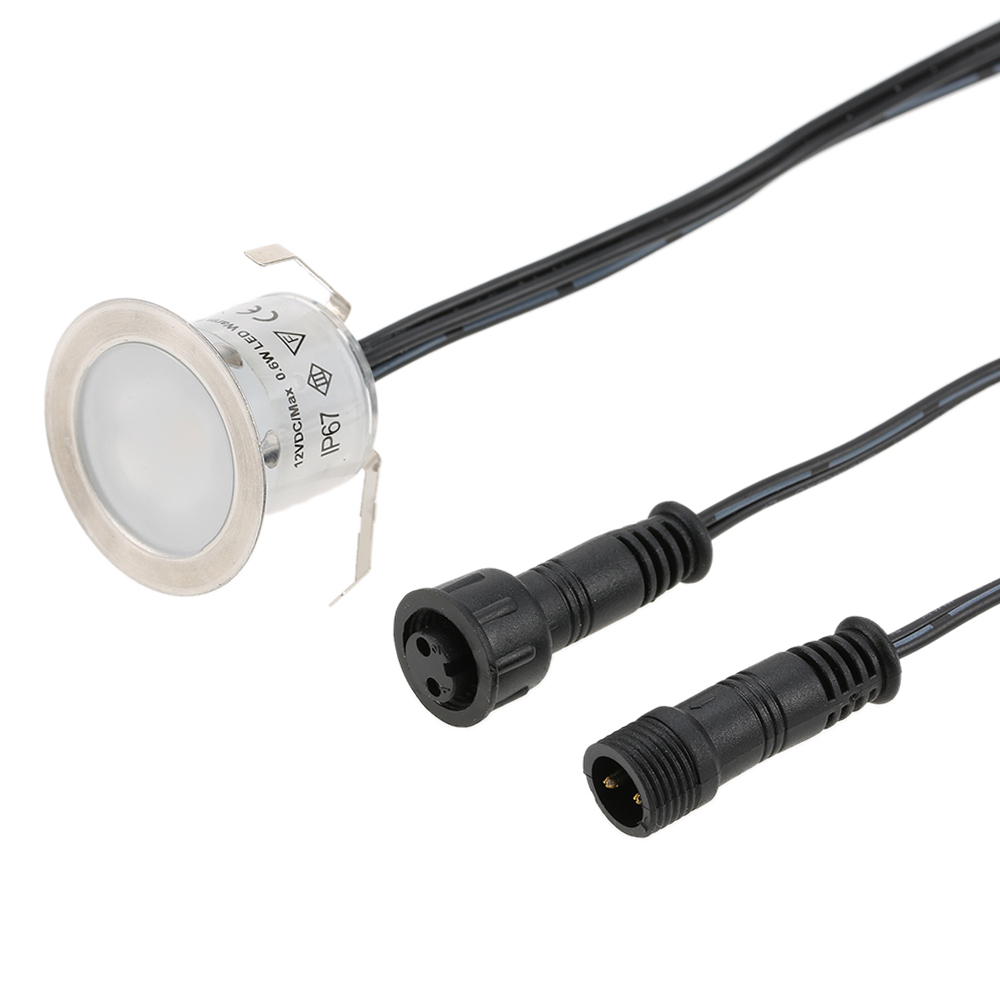 16PCS 0.6W High Bright Recesse - Outdoor Lighting Recessed recension och pris