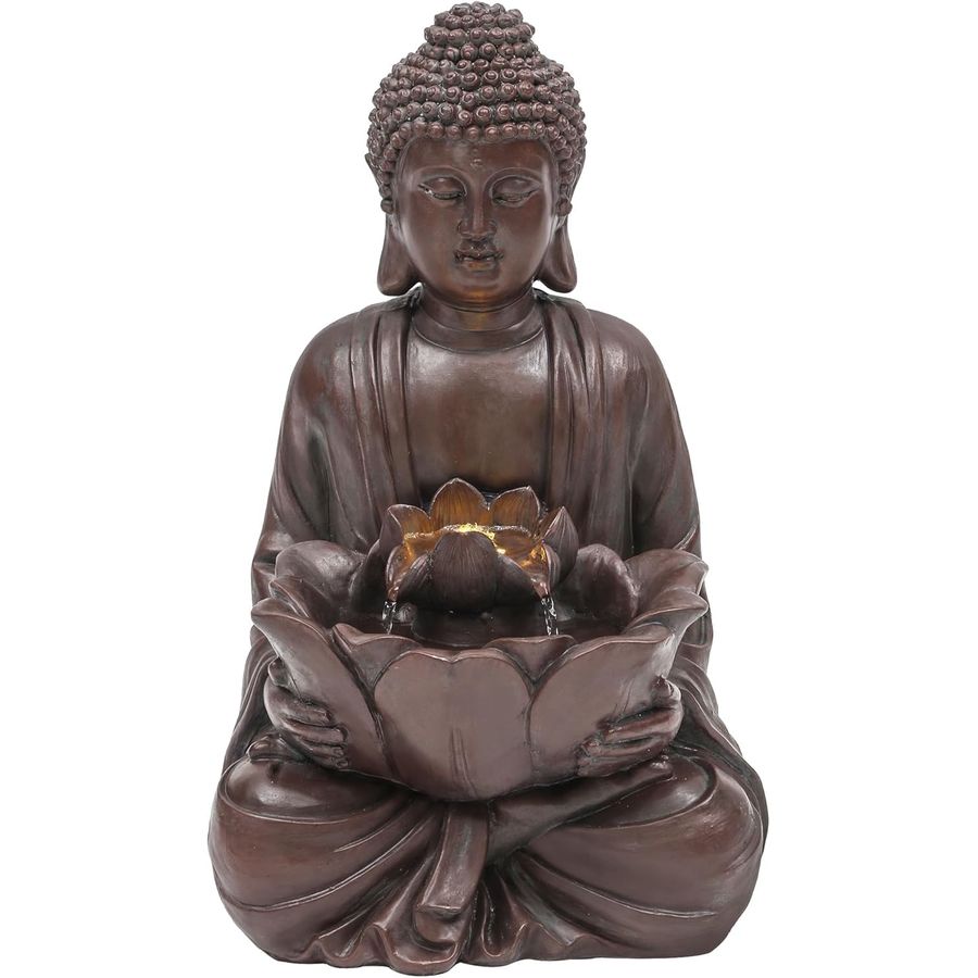 H Buddha Outdoor Water Fountai - Outdoor Zen Lighting recension och pris