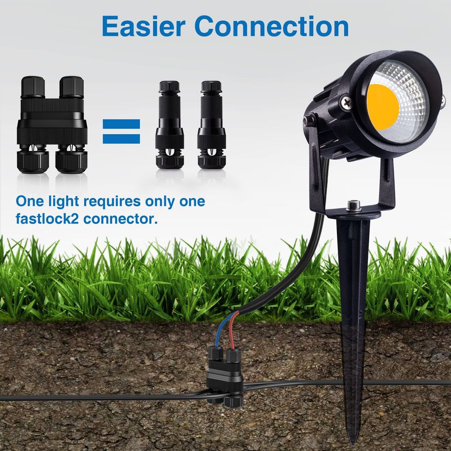 Fastlock2 Low Voltage Wire Con - Outdoor Lighting Voltage recension och pris