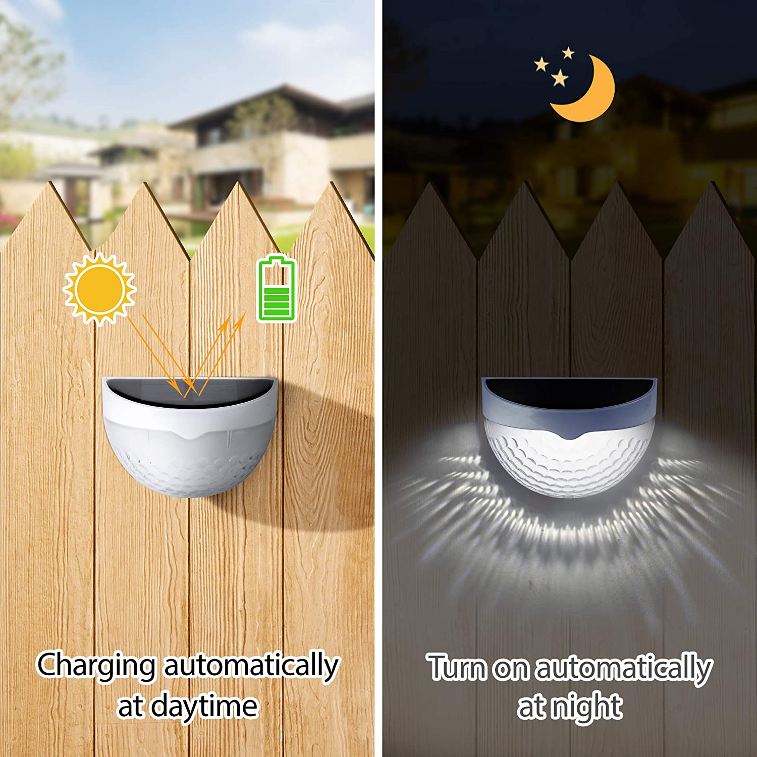 LED Solar Light Outdoor Wall L - Outdoor Lighting With Outlet recension och pris