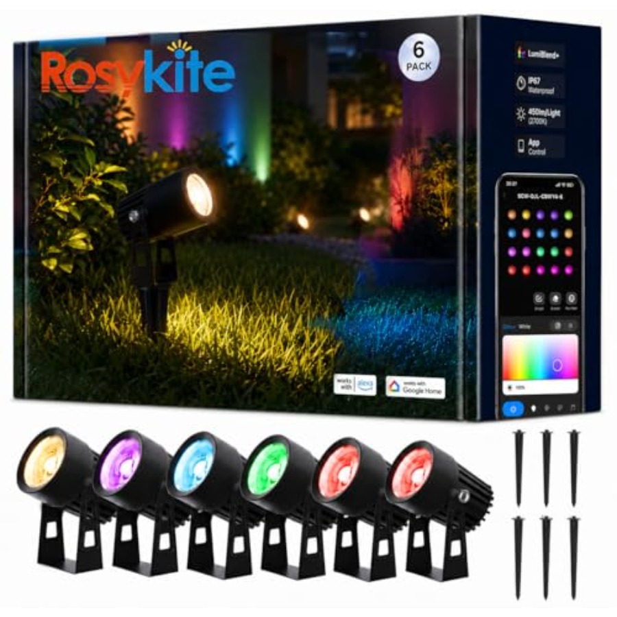 Smart RGBW Landscape Lighting  - Outdoor Lighting Kit With Transformer recension och pris