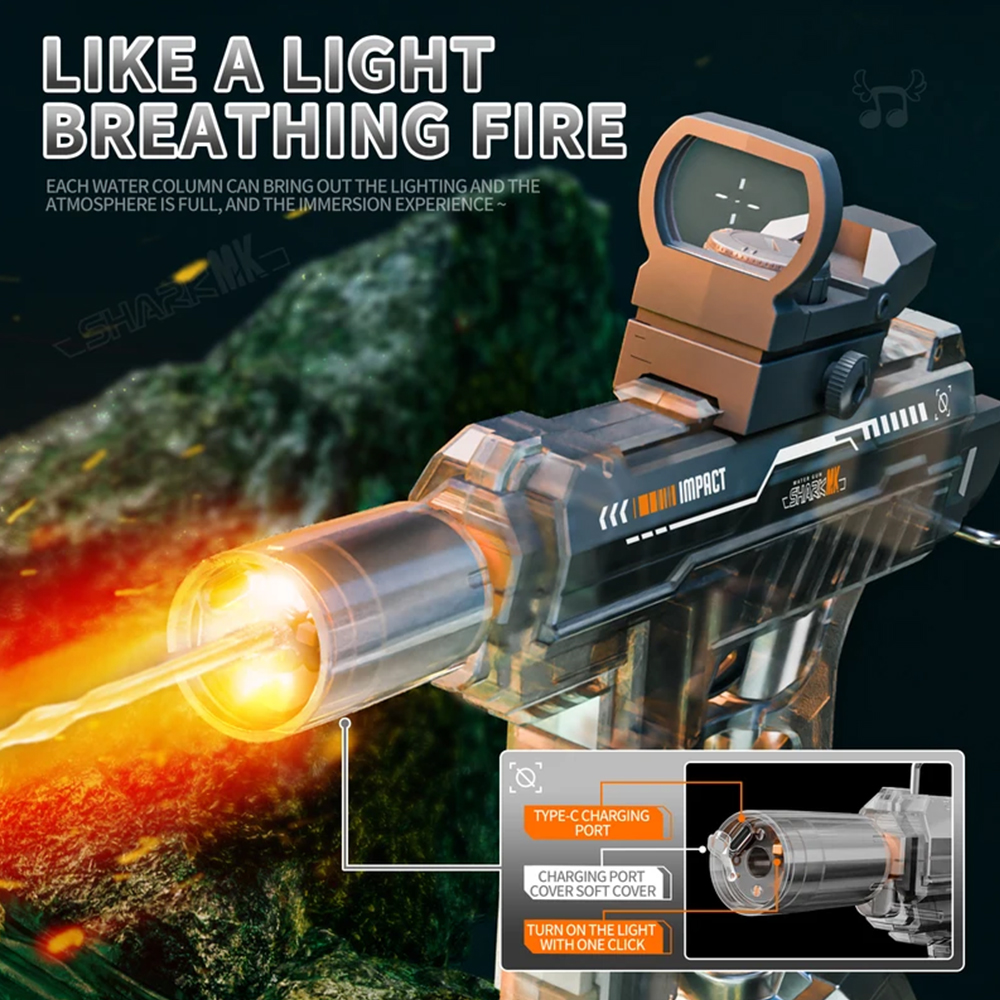 UZI Electric Water Gun with Li - Outdoor Lighting Battery Powered recension och pris