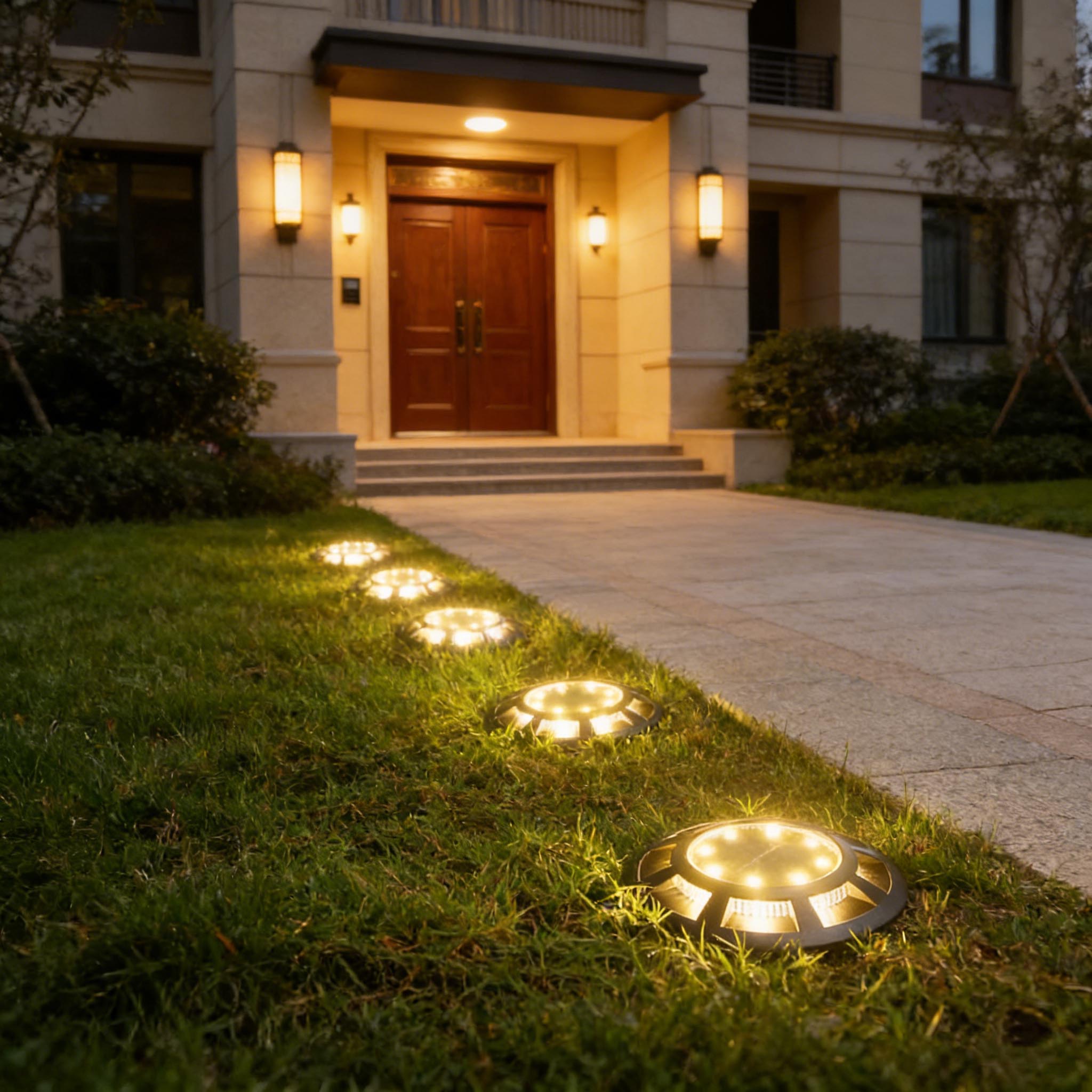 Solar Ground Lights LED Waterp - Outdoor Lighting Driveway recension och pris