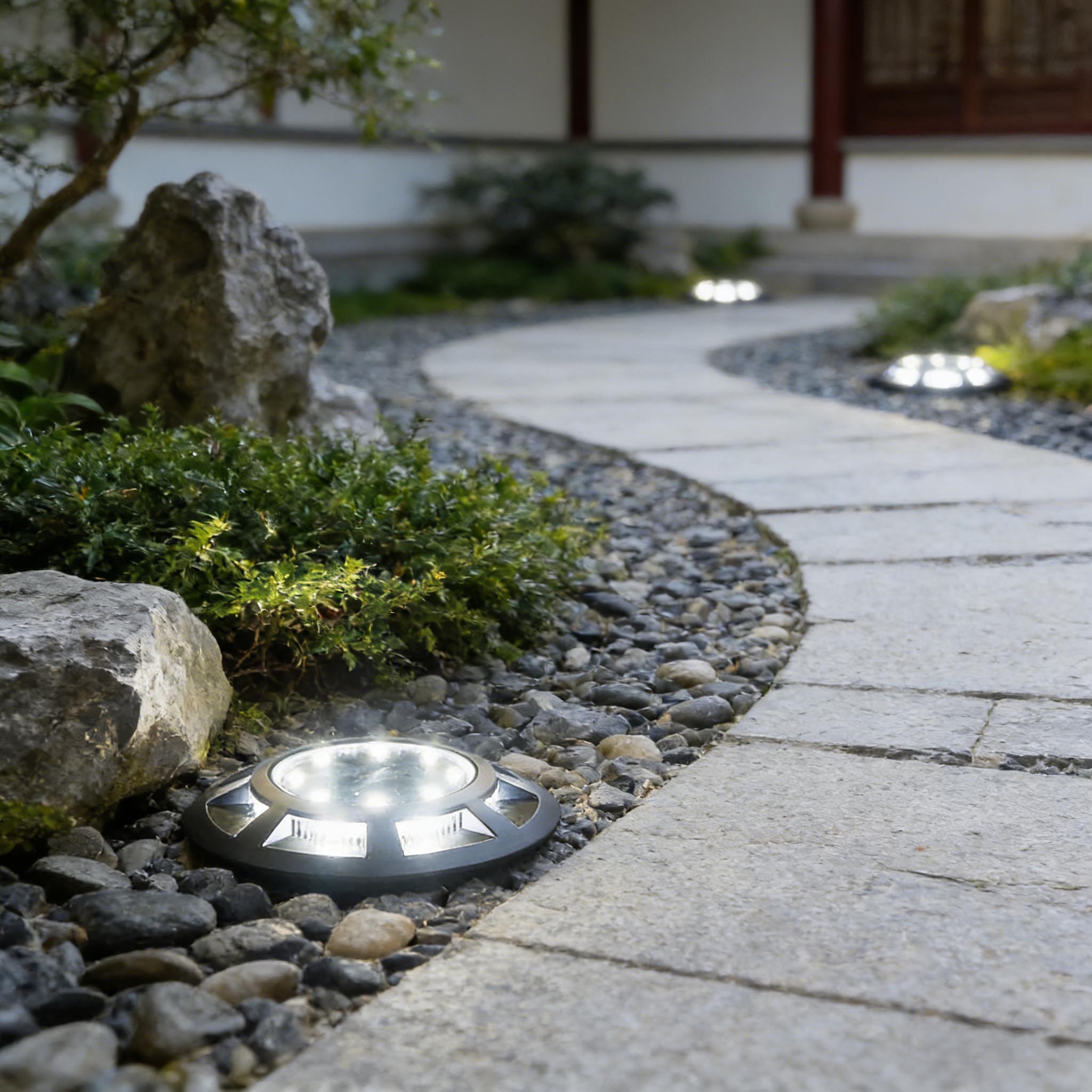 Solar Ground Lights LED Waterp - Outdoor Lighting Driveway recension och pris