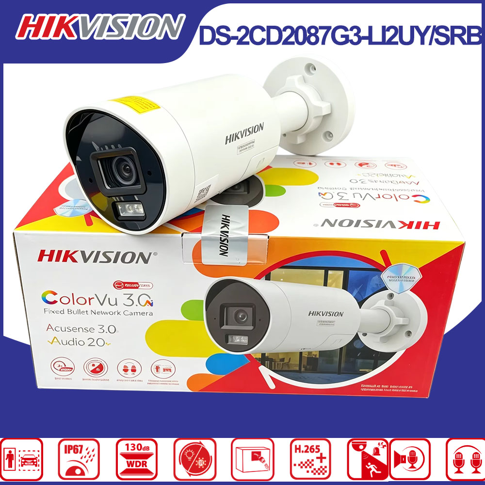 Hikvision DS-2CD2087G3-LI2UY/S - Outdoor Lighting Mains Powered recension och pris