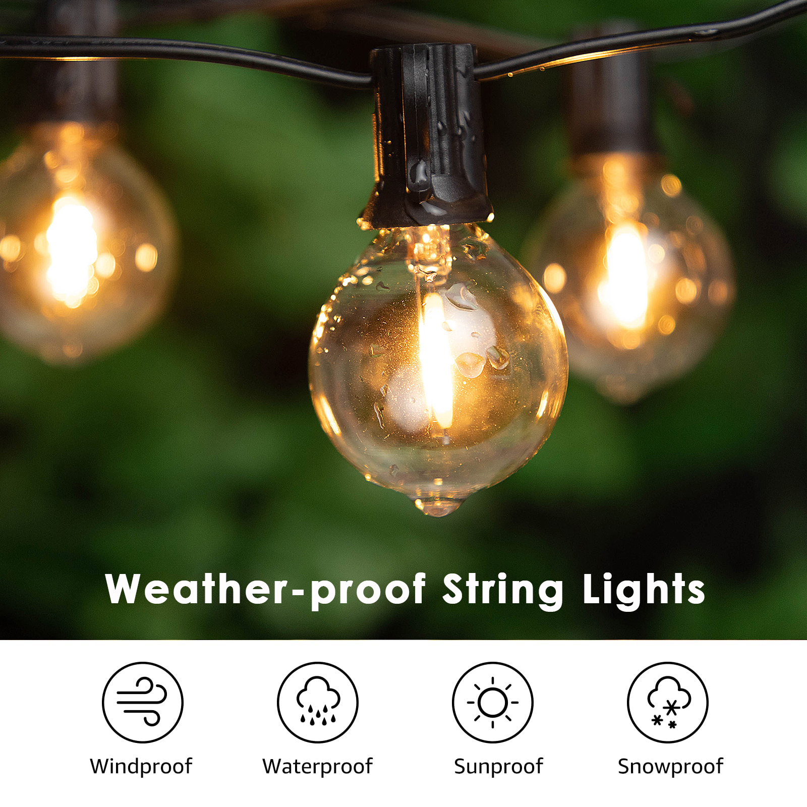 Sphoon Vintage G40 LED String  - Outdoor Lighting Driveway recension och pris