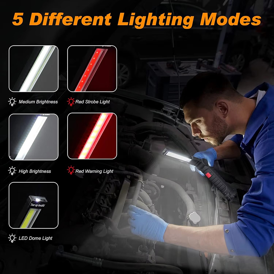 Portable LED Flashlight with M - Zinc Outdoor Lighting recension och pris