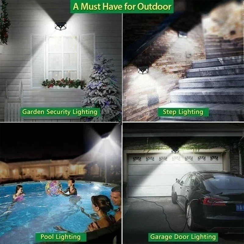 1/2/4PCS Motion Sensor Solar L - Outdoor Lighting With Outlet recension och pris