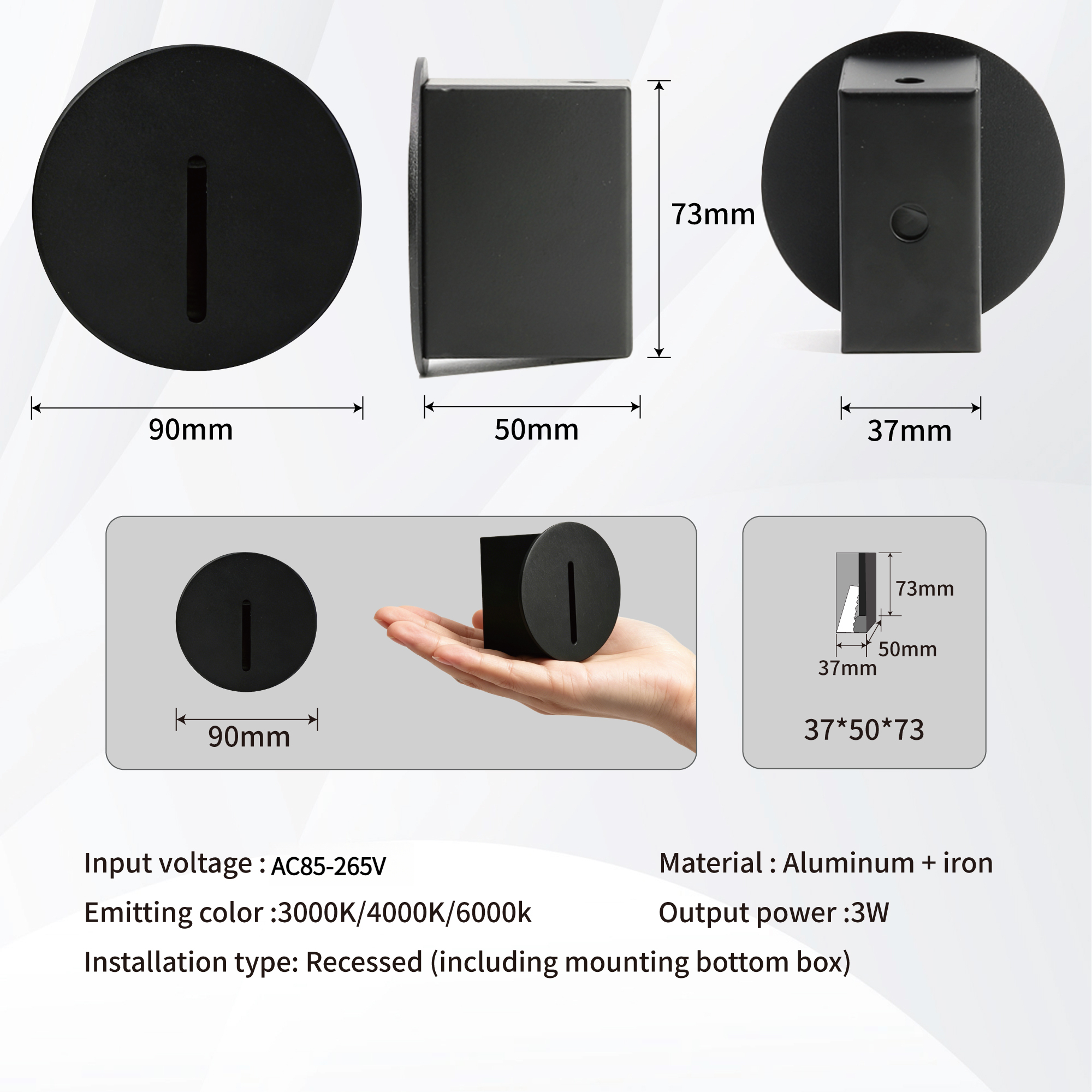 IP65 Waterproof Recessed LED S - Outdoor Lighting Recessed recension och pris