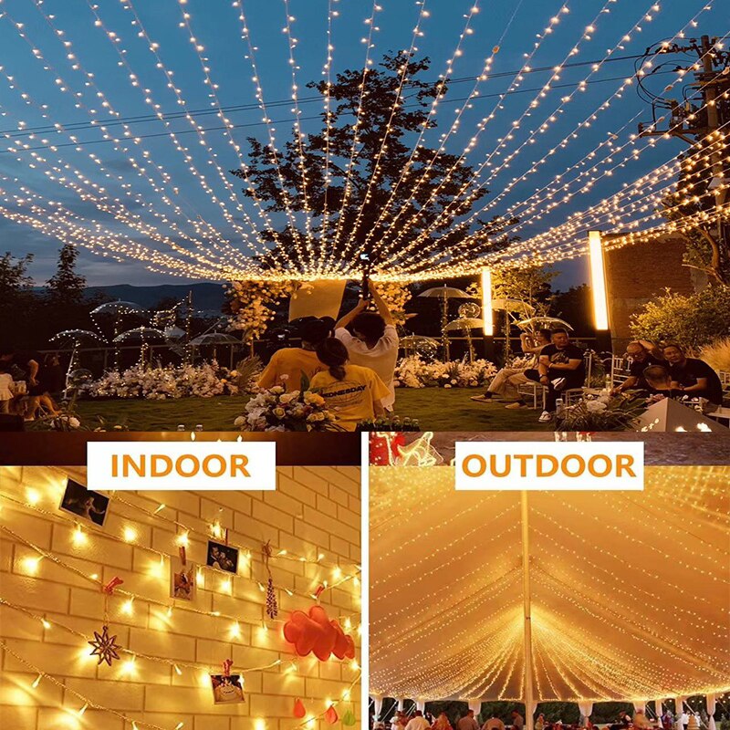 Outdoor LED String Lights Garl - Outdoor Lighting Driveway recension och pris