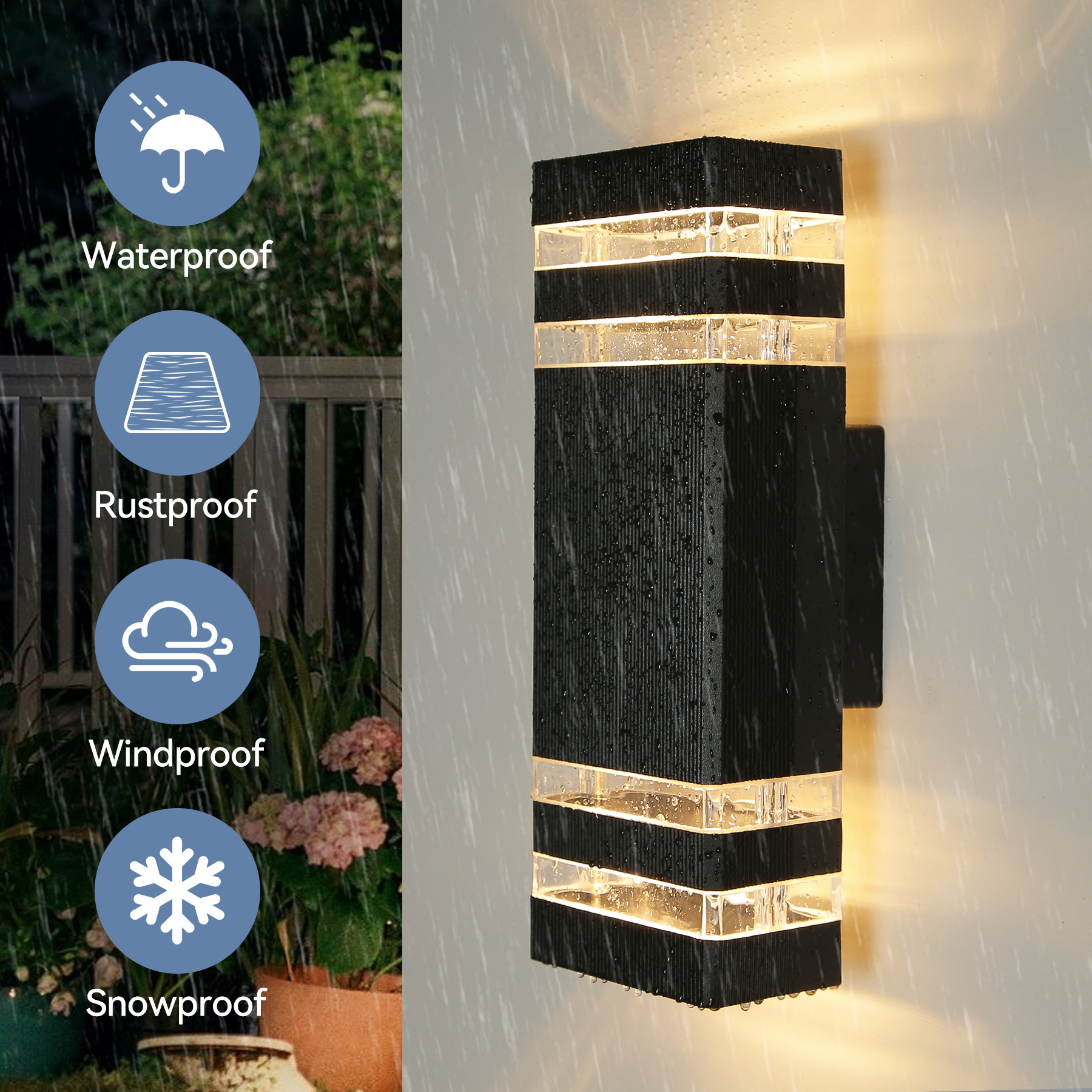 IP66 Waterproof Outdoor Wall L - Outdoor Lighting Replacement Parts recension och pris