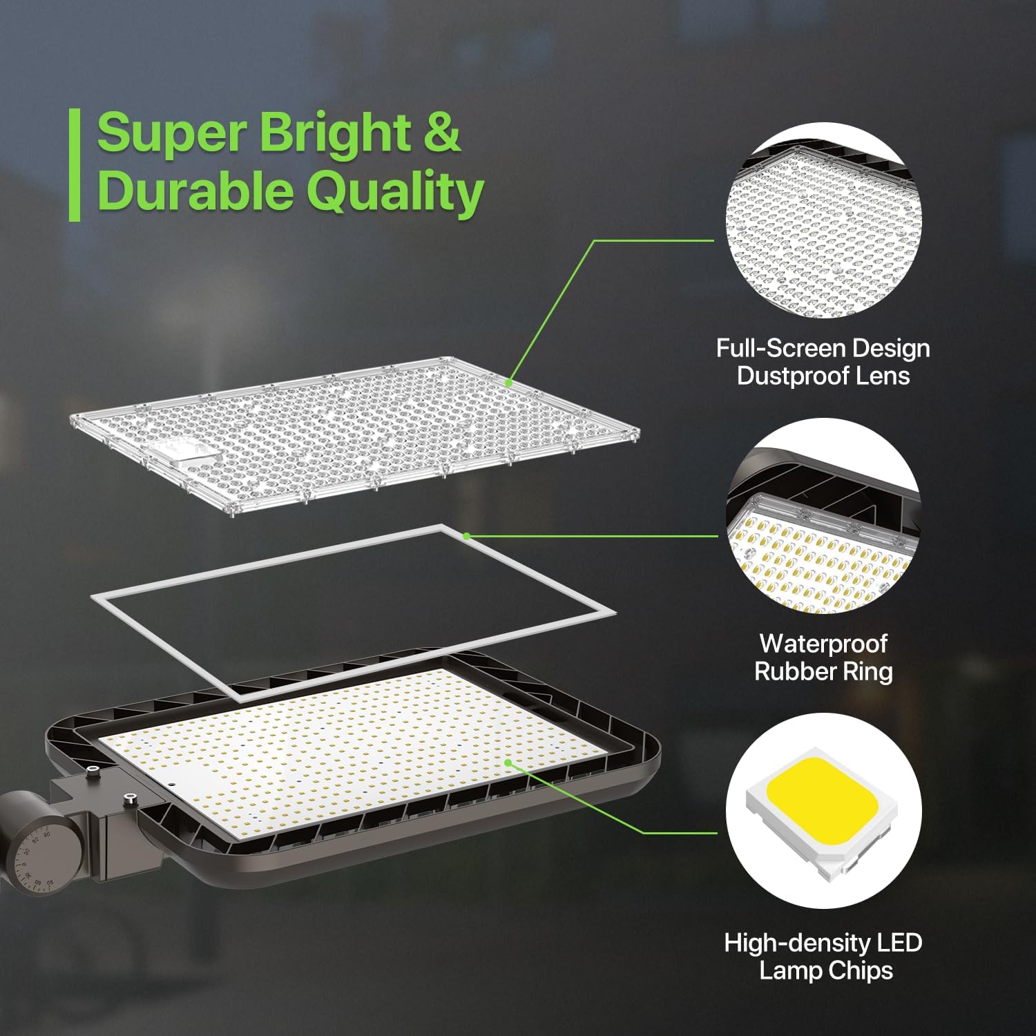 400W LED Parking Lot Light, 60 - Outdoor Lighting Ip65 recension och pris