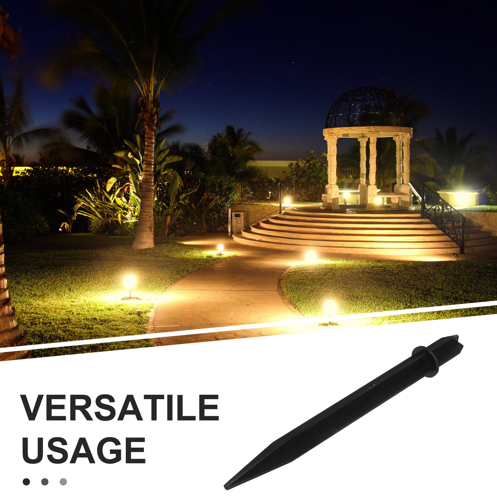 10Pcs Plastic Garden Stakes So - Landscape Spike Light recension och pris
