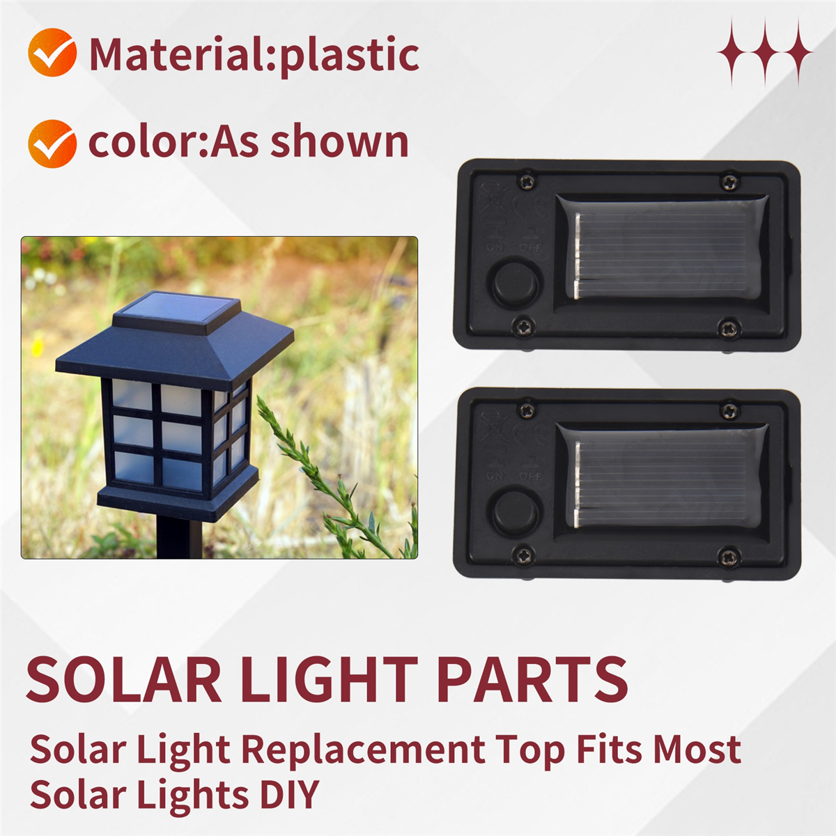 UNCL 2Pcs Battery Box, Solar L - Outdoor Lighting Transformer recension och pris