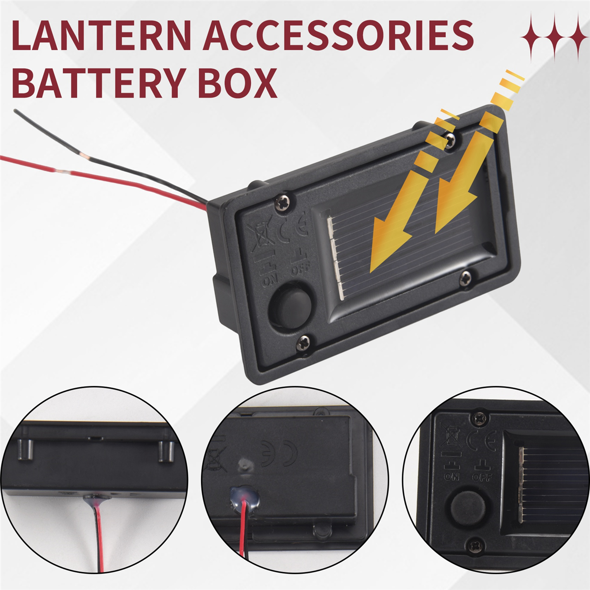UNCL 2Pcs Battery Box, Solar L - Outdoor Lighting Transformer recension och pris