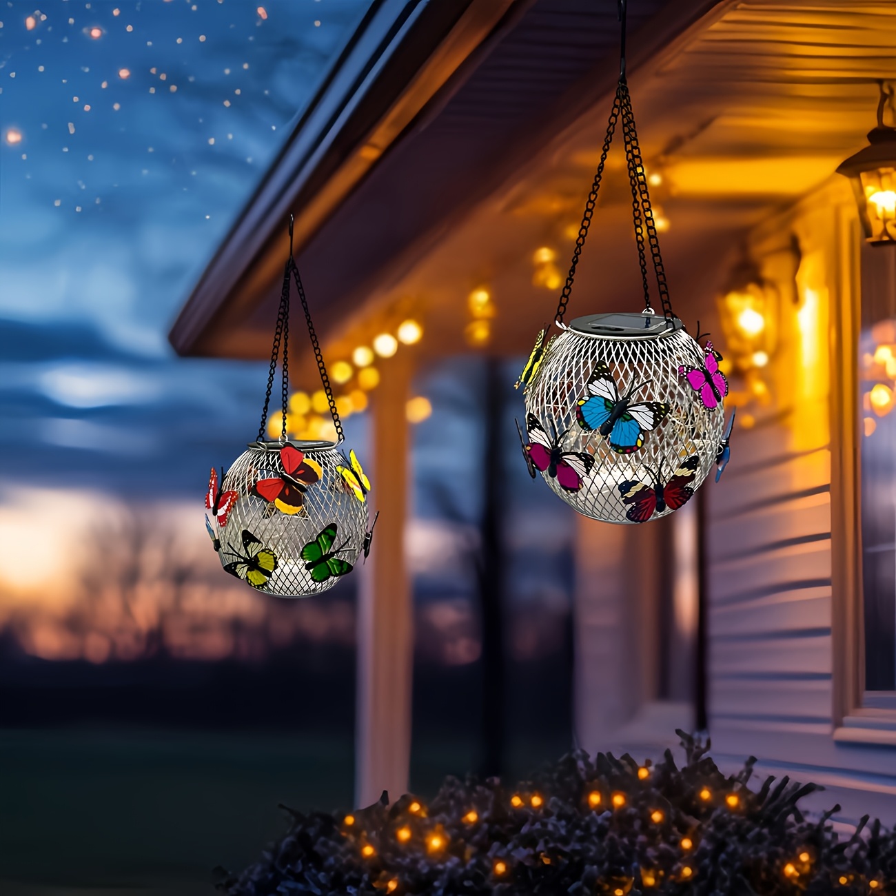 1pc Solar-Powered Butterfly La - Outdoor Lighting Transformer recension och pris