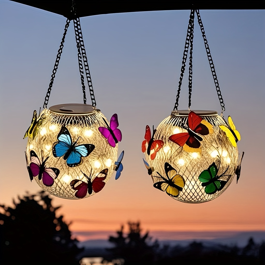 1pc Solar-Powered Butterfly La - Outdoor Lighting Transformer recension och pris