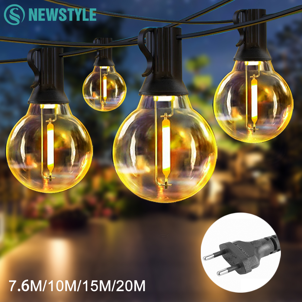 G40 LED Outdoor String Ball Li - Outdoor Lighting Driveway recension och pris