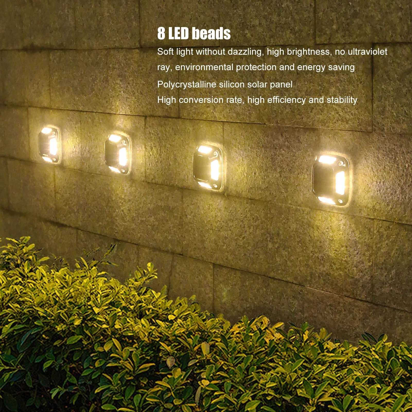 8LED Solar Driveway Light Outd - Outdoor Lighting With Outlet recension och pris