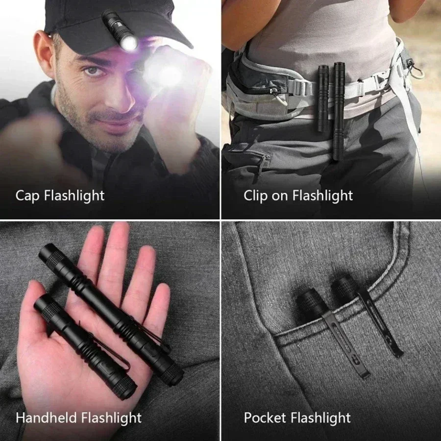 Mini Portable LED Pen Light Po - Zinc Outdoor Lighting recension och pris