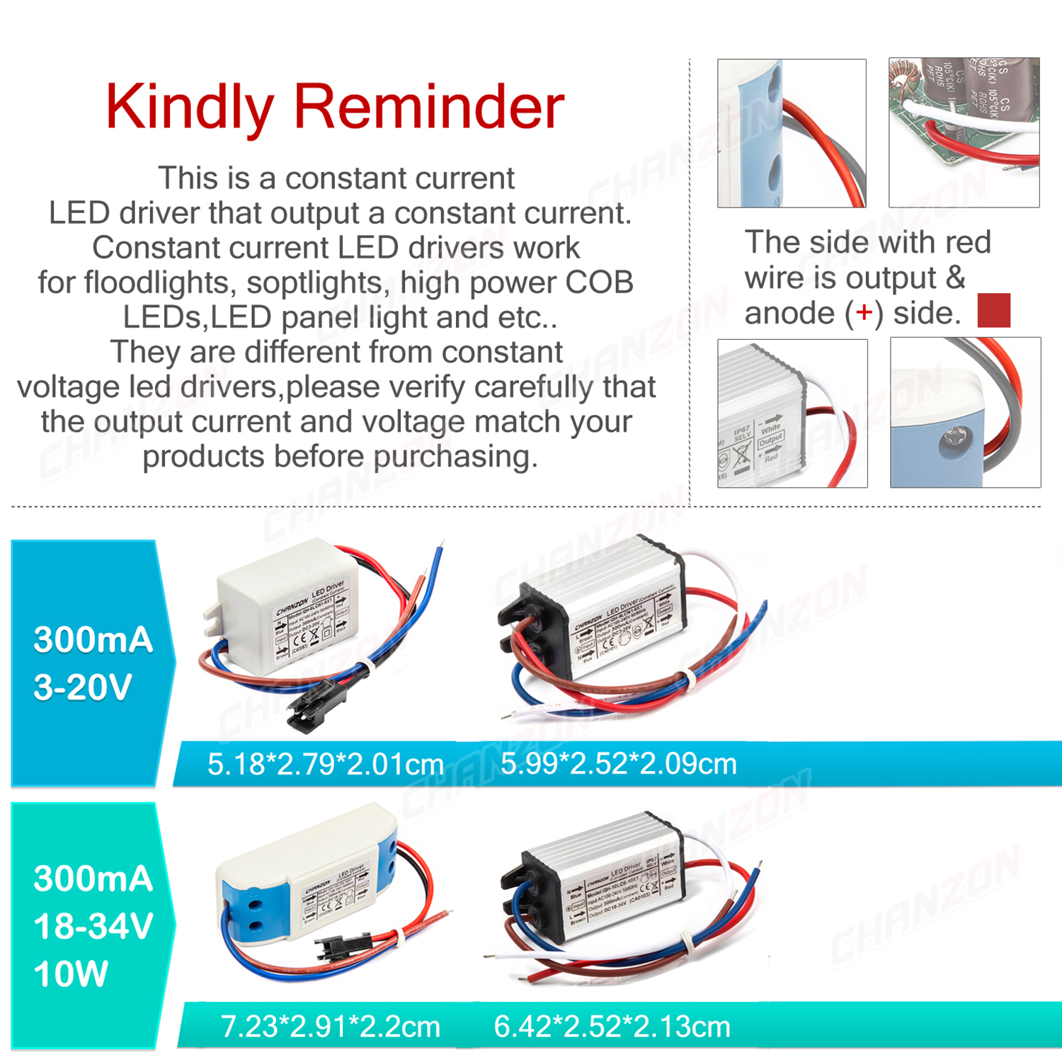 Constant Current 6W 10W 20W 36 - Outdoor Lighting Volt recension och pris