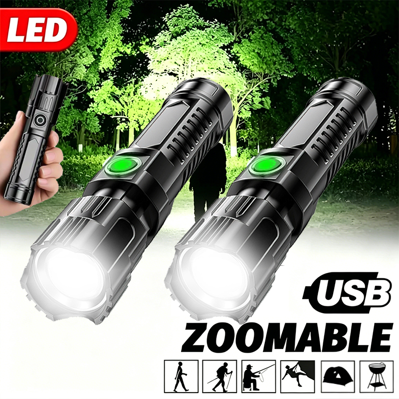 Super Bright LED Flashlight US - Zinc Outdoor Lighting recension och pris
