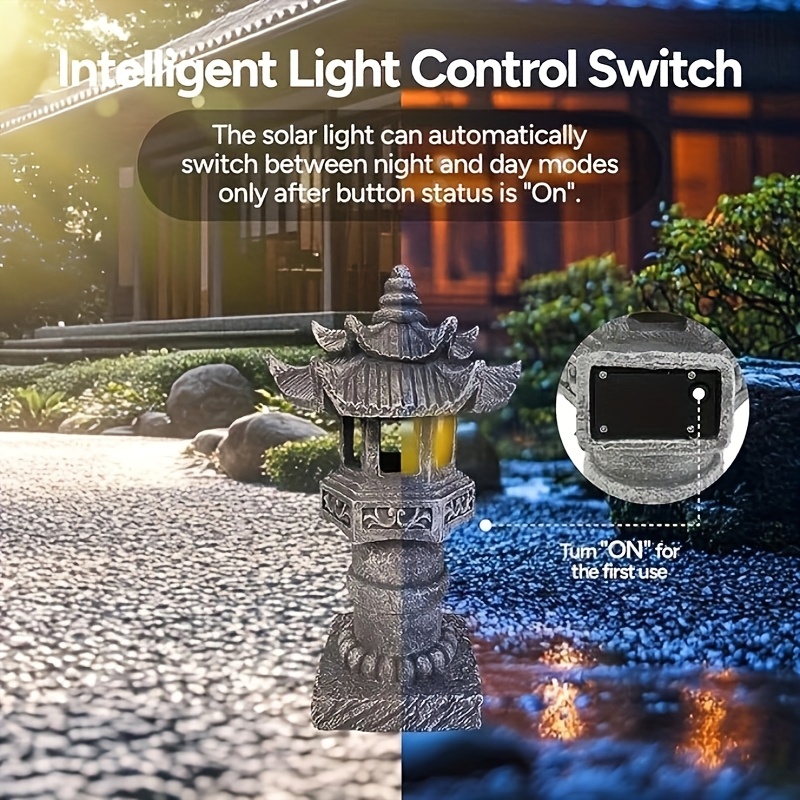 Solar Pagoda Light IPX4, Japan - Outdoor Zen Lighting recension och pris