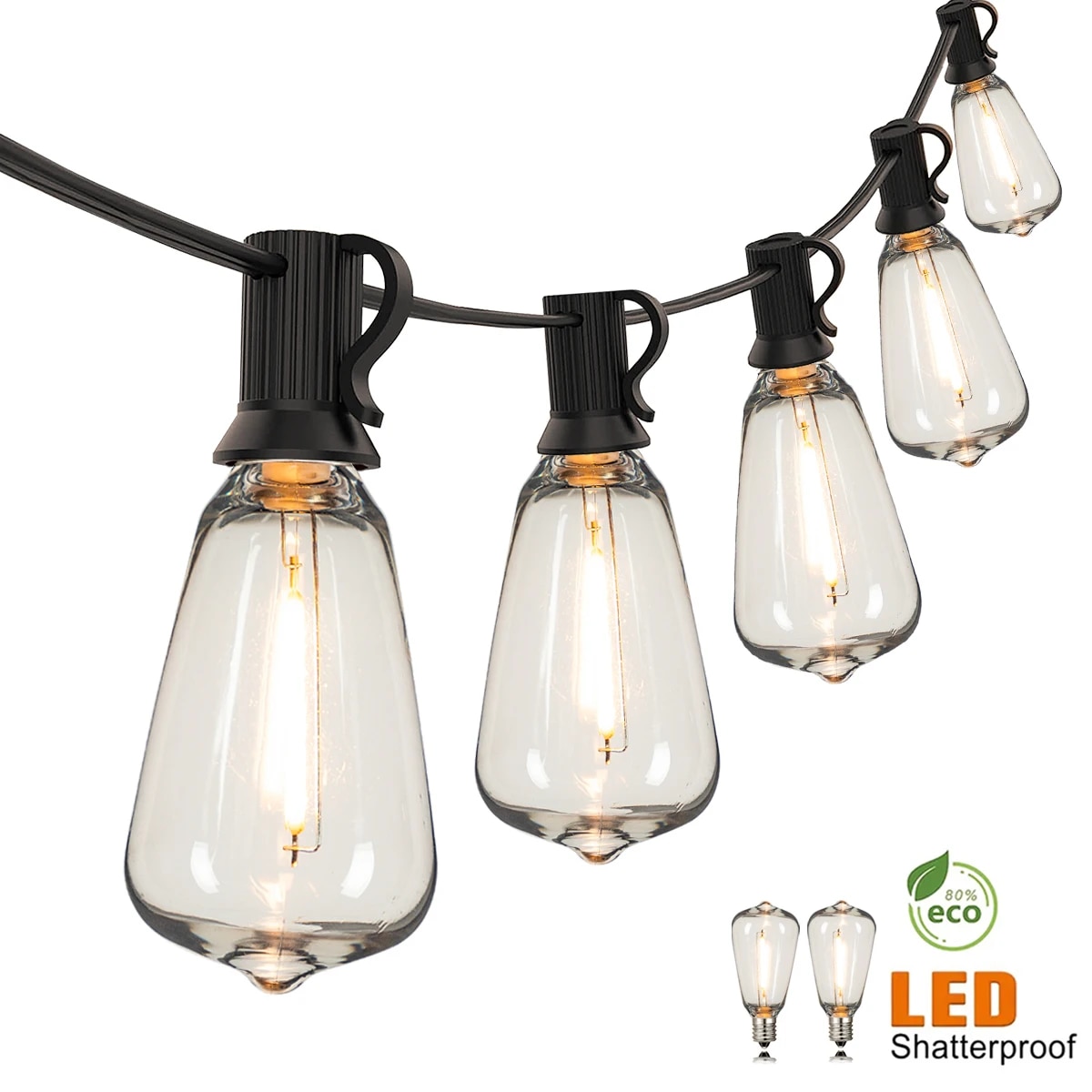 ST38 String Lights Outdoor Gar - Outdoor Lighting Driveway recension och pris