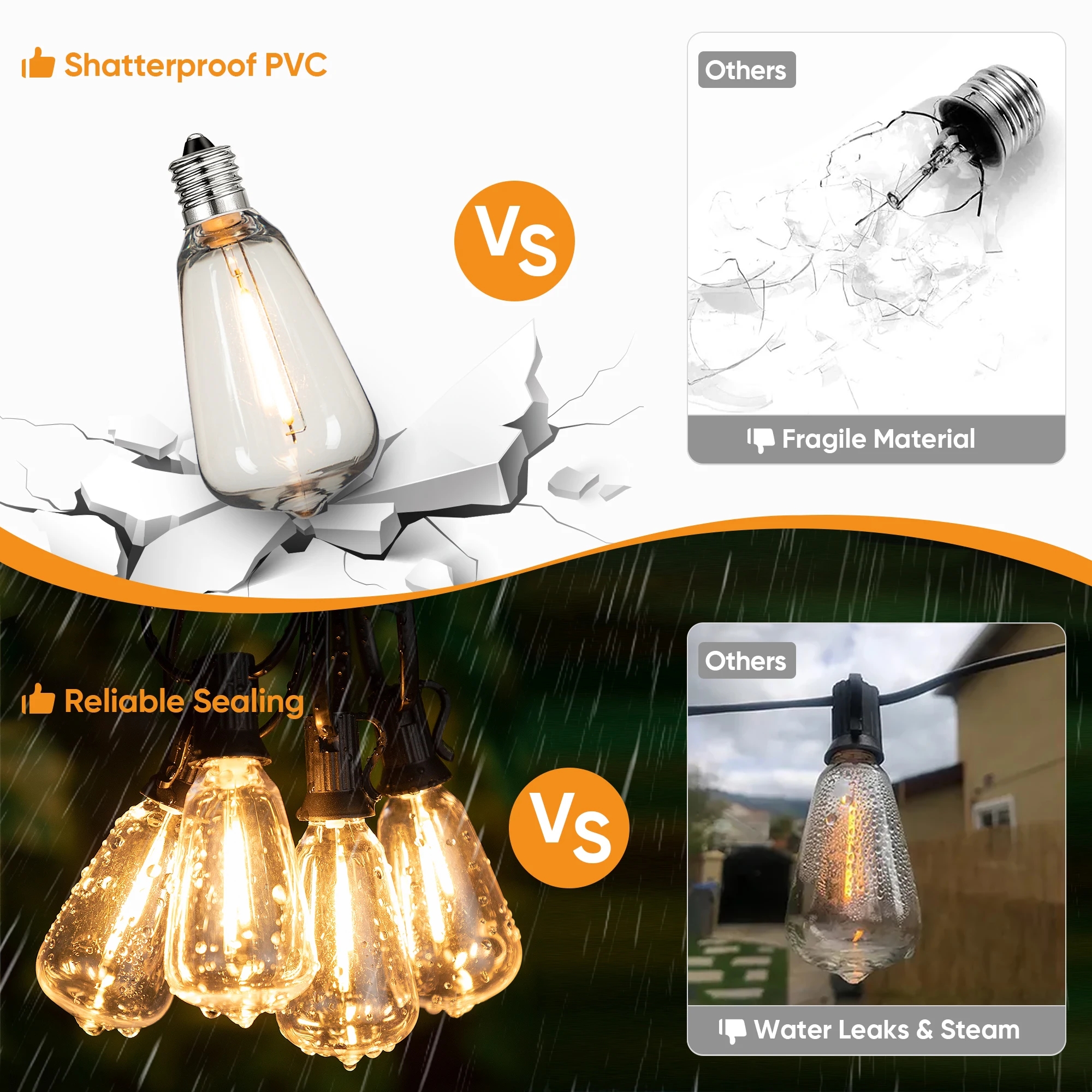 ST38 String Lights Outdoor Gar - Outdoor Lighting Driveway recension och pris
